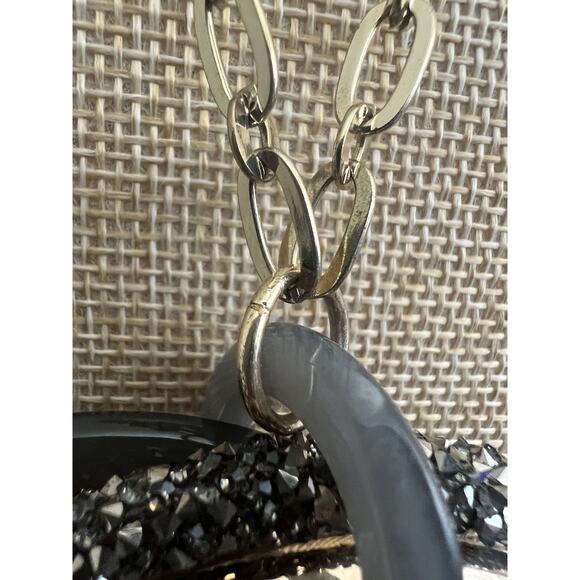 Vintage Rush By Denis And Charles Lucite Necklace. 42" - Picture 7 of 14